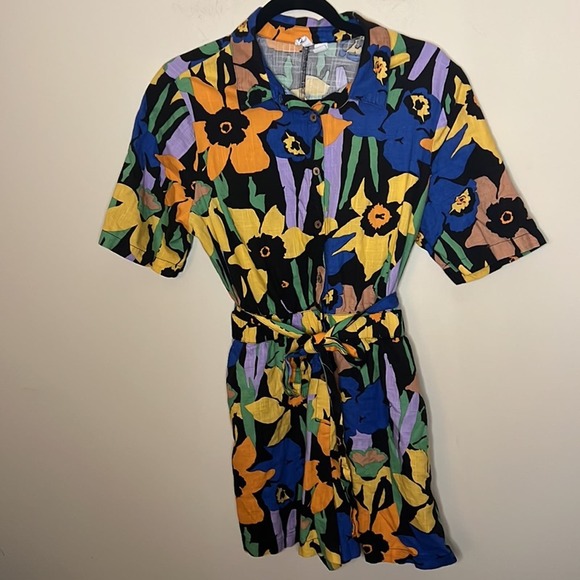 Roxy Real Yesterday Floral Printed Romper - Picture 3 of 9